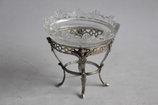 Salière argent et cristal Victoires ailées (35495)