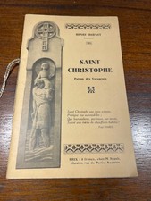 Livre Saint Christophe Patron