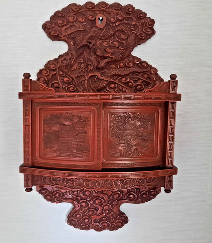 Etagère laque cinabre - etagère,