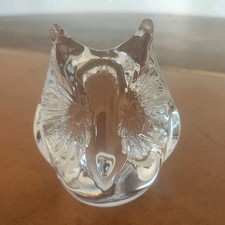Daum Tete d'hibou en Cristal