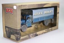 LG082 IXO Camions Autrefois 28 1/43 Camion Berliet GDR 7W Huiles Berliet 1947