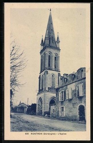 Cpa nontron dordogne - nontron, /dordogne