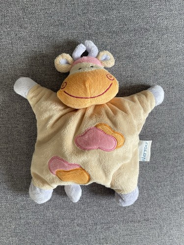 Doudou vache nattou grelot - nattou,