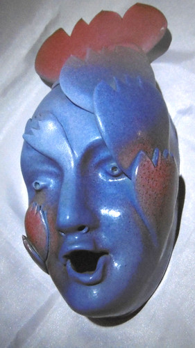 Masque tete poterie terre - tete,