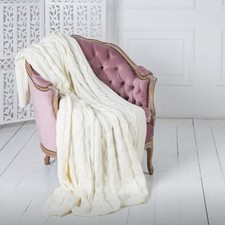 Cable Knit Blanket ROMANTIC -
