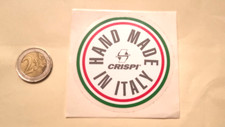 AUTOCOLLANT CRISPI    HAND MADE IN ITALY