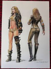 MANARA Tirage imprimé signé " BARBARELLA 3 " Dim 32*44 Cm NEUF