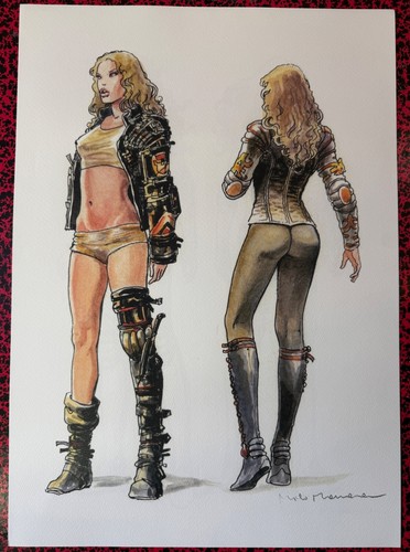 Manara tirage imprimé signé - manara,