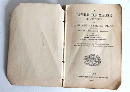 Livre messe l enfance - messe, l'enfance