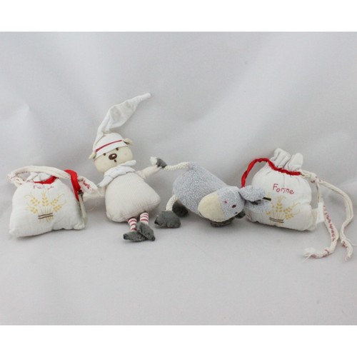 Arche doudou lutin ane gris - ane,