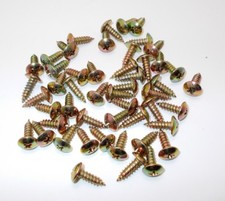 lot de 50 vis tôle M 4,2 X 12 mm carénage moto scooter zinguée or
