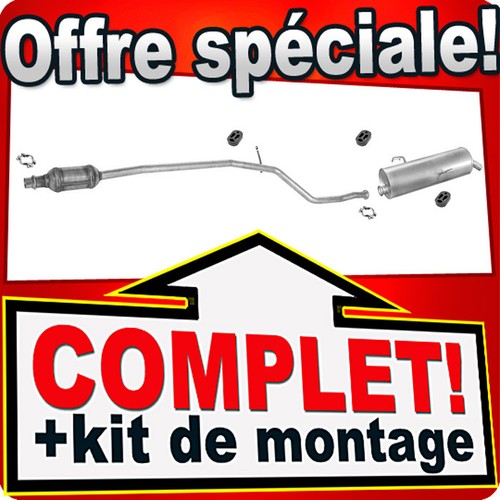 Echappement catalyseur pour - echappement, +
