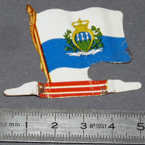 Plaque metal drapeau biscuits - drapeau,
