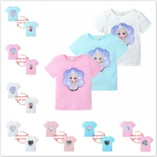 T-shirt fille Elsa Anna graph