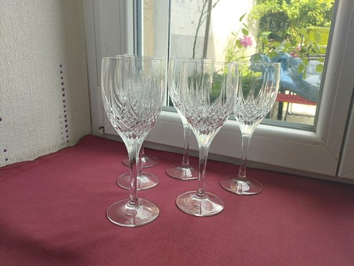 Verres eau en cristal - 6,