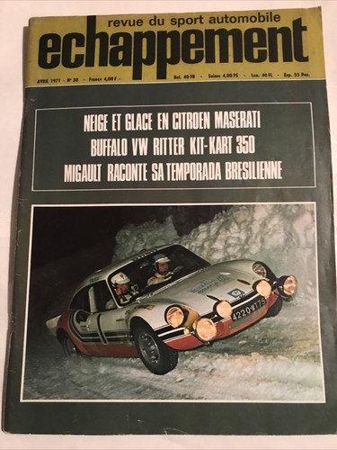 échappement 1971 revue - Échappement,