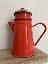 Ancienne cafetière émaillée - cafetière,