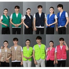 Hommes Femmes Utilitaire Gilet
