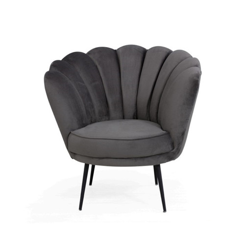 Fauteuil velours coque - en,