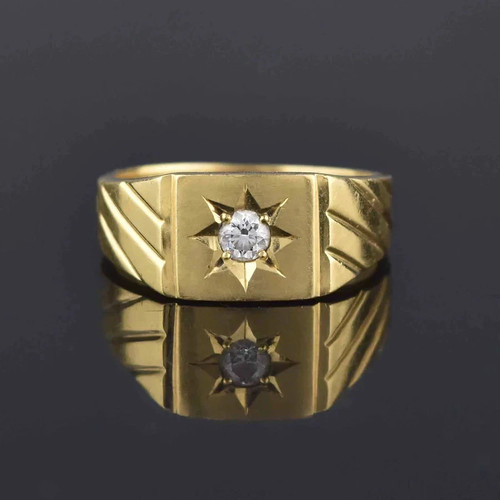 Bague jaune 14 carats - or,
