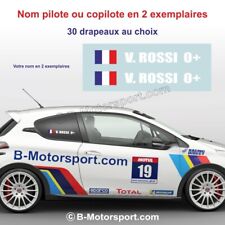 Autocollant nom pilote ou