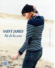 Publicité Advertising 127  2012   pulls l tricots  Saint James  pull marée