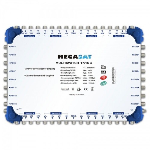 Megasat multi switch c - 17/16,