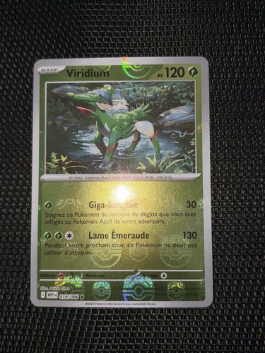 Carte pokémon viridium - carte,
