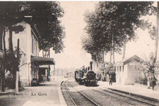 Carte postale THIEL (03) - La Gare.