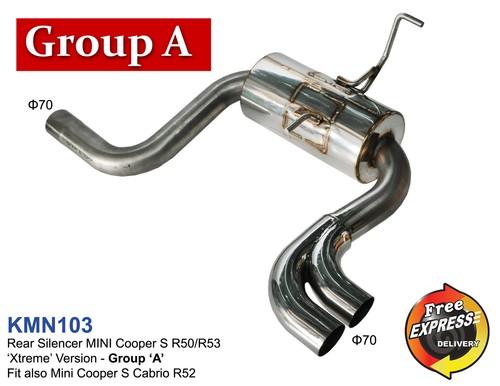 Exhaust muffler racing group - exhaust,