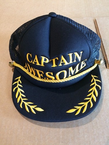 Men captain awesome black - captain,