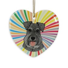 Ornement En Cœur De Schnauzer
