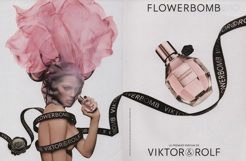 Publicité papier parfum - publicité,
