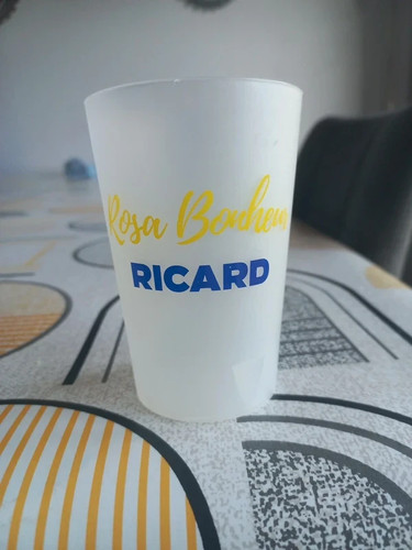 Rare gobelet ricard - , rosa