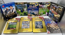 Lot NEUF 9 Jeux video PC CD-Rom : Echecs, Flipper, Simulation, Billard...