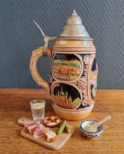 Chopine bière vintage - à,