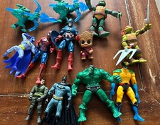Lot Figurines  super héros Marvel, Skylander, Tortue Ninja