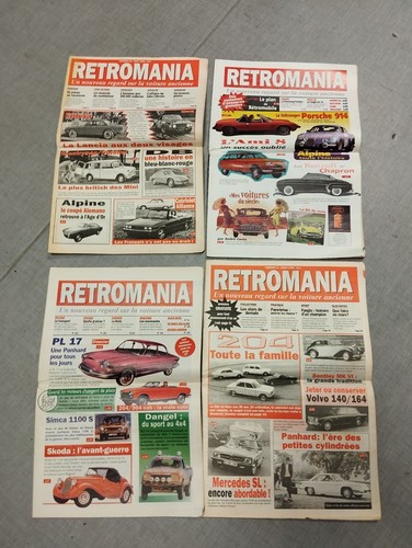 Lot revues retromania - de,