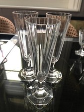 Lot 3 Flutes Cristal signé