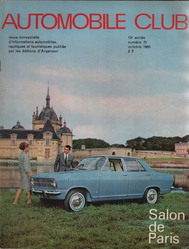 Automobile club 1965 salon - automobile,