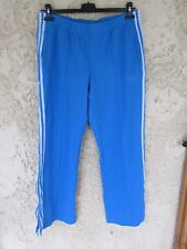 Pantalon ADIDAS rétro vintage trefoil bleu ciel pant sport détente loisir M