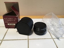 NEW ROKINON Automatic 2x Conversion Lens With Carring Case For KONICA
