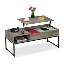 Table basse plateau relevable