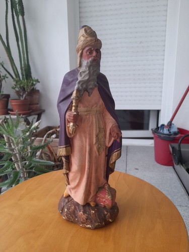 Santon devineau roi - santon, mage