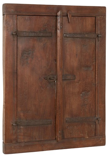 Fenêtre petite grille bois - fenêtre,