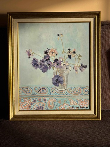 Tableau peinture huile - peinture, pierre