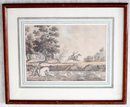 Lithographie estampe anglaise - lithographie,,