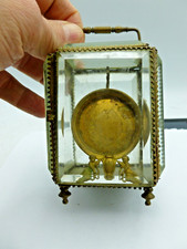 PORTE MONTRE à gousset VERRES BISEAUTÉS  décor chérubins 