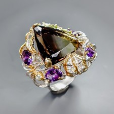 Bague Fine Art 24 ct Quartz
