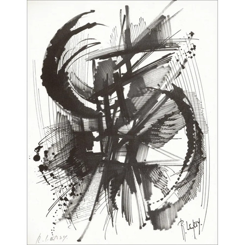 Lersy roger lithographie - lersy,